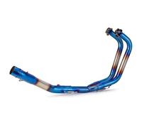 Motorcycle Header Full Exhaust Pipe Middle Slip On For YZF MT03 R25 R3 2015 2016 2017 2018 2020 Without Exhaust Type(Onecolor)