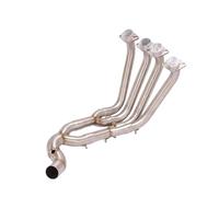 Motorcycle Header Motorcycle Exhaust For YZF-R6 2017-2020 Header Pipe Connection Link Tube Half Blue Connect Exhaust Type(Type A)