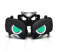 Motorcycle Headlamp Assembly FOR CBR1000RR 2004-07 Motorcycle Front Headlight Custom Angel Devil Eyes Head Light Lamp HID Projector Headlight Assembly Motorcycle Headlight(White Angel D)