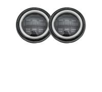 Motorcycle Headlamp Assembly FOR Electra FOR Glide FOR Ultra FOR Limited FOR FLHTK 2010-2016 2PCS 30W 4.5"inch Motorcycle LED Fog Light 4.5" Auxiliary Passing Lamps Motorcycle Headlight(Black with Hal