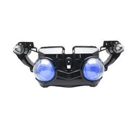 Motorcycle Headlamp Assembly FOR YZFR1 2009-2011 Motorcycle Headlamp LED Custom Angel Eyes HID Projector Headlight Assembly Front Head Light Lamp Motorcycle Headlight(Blue)