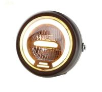 Motorcycle Headlamp For Choppers For Cruisers 37JE 6.5 Inch LED Motorcycle Headlamp With Brackets Assembly Motorcycle Front Headlight(37JE3TT405718-Y-2)