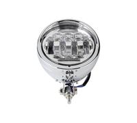 Motorcycle Headlamp For Sportster For Victory For Indian For Cruiser 5.75 Inch Motorcycle LED Projector Headlight Hi/Low Headlamp LED Day Running Lamp Motorcycle Front Headlight(Chrome)