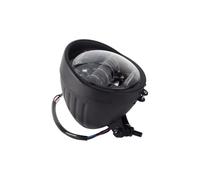 Motorcycle Headlamp For Sportster For Victory For Indian For Cruiser 5.75 Inch Motorcycle LED Projector Headlight Hi/Low Headlamp LED Day Running Lamp Motorcycle Front Headlight(Black)