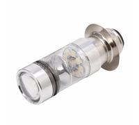 Motorcycle Headlamp Motorcycle LED Modified Light BA20W H6 100W 20SMD High Power LED Headlight Headlights(BA20D-white light)