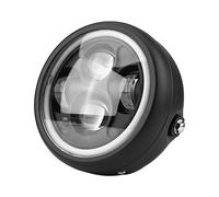 Motorcycle Headlight 16cm/6.5" Motorcycle LED Headlight HeadLamp Bulb Front Headlamp for Cafe Racer Bobber