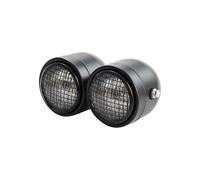 Motorcycle Headlight Assembly For Suzuki Black Motorcycle Twin Dual Headlight Motorcycle Dominator Streetfighters Project Double Headlamp