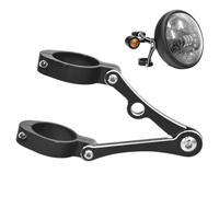 Motorcycle Headlight Bracket 39-41mm Fork Clamps CNC Aluminum Fork Tube Clamp Modified Kit for Motorcycle Turn Signal Light Mounting