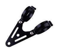 Motorcycle Headlight Bracket 54mm Black Universal Motorcycle Headlight Mount Bracket Front Fork Head Lamp Holder Kit