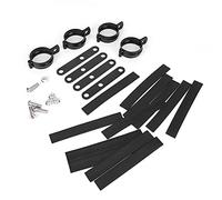 Motorcycle Headlight Bracket Fork Mounting Clamp, CNC Aluminum Alloy, Black Universal Fit 41 - 51mm - Adjustable Design, Durable Material, Suitable for Various Motorcycles (51-60Mmm)