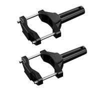 Motorcycle Headlight Brackets, Motorcycle Spotlights Mounting Brackets, 2Pcs Universal Work Light Tube Clamps Extension Holders for Motorbike Bumper Fork Mount