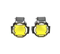 Motorcycle Headlight Cover Flipable Fog Light Protector Grille Protection Cover Fit For BMW R1250GS R1200GS LC R1200 GS ADV 2014-2023(Yellow)