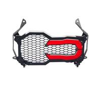 Motorcycle Headlight Cover For BMW R1200GS R 1200 GS 1200GS For R1200 LC For Adventure 2013-2020 Motorcycle Headlight Headlamp Guard Protective Grill Cover Front Head Lamp Guard(Red)