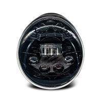 Motorcycle Headlight,DOT E9 Mark Adaptive LED Headlight Moto for Vrod V Rod V-ROD VRSC VRSCDX VRSCA 02-17V Rod Headlight,Black