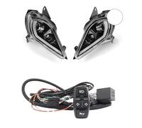 Motorcycle Headlight For ATV Headlight For Raptor 700R 700 YFZ450 YFZ450R YFZ450X For Wolverine 450 350 For Raptor 250 350 2006-2025 LED Turn Signal Light Headlamp(E24 light and Switch)