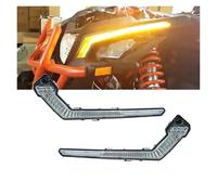 Motorcycle Headlight For Can For Am For Maverick For X3 For XDS LED 12V White Automotive Parts Turn Signal Driving Lamp Turn Lamp LED Front Side Marker Lights Headlamp