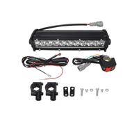 Motorcycle Headlight For KLX110 For KLX110L KX65 KX125 For KX250 Motorcycle Headlight Light Handlebar LED Bar Set 60W With Switch Kit(White)