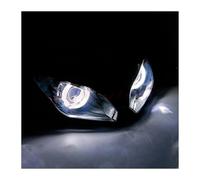 Motorcycle Headlight For Ninja 300/250 For NINJA300 2013-2018 EX300 Motorcycle Headlight Headlamp Angel Eyes HID Front Headlamp(White)