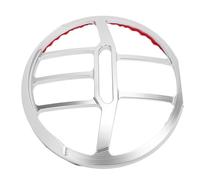 Motorcycle Headlight Grill Cover, Aluminum Alloy Motorbike Lamp Mask Protector Headlamp Cover for GTS Super TECH 300 HPE 2023, 16x15cm (Silver)