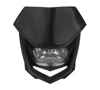 Motorcycle Headlight LED For CRF For Suzuki For Kawasaki KLX150 WR450 Accessories Motocross Universal Motorcycle Headlight Halogen Lamp(Black)