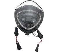 motorcycle headlight Motorcycle Headlight Assembly for Victory For Cross For Country for Vegas 8-Ball for Roads(Black)