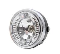 Motorcycle Headlight Motorcycle Modified Retro Headlights 8 Inch Angel Ring Headlights Far Near Light Steering Headlights For Chopper Motorcycle Headlight Assembly