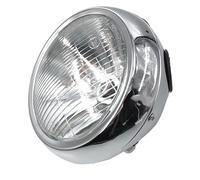 Motorcycle Headlight Motorcycle Round Front Headlight Head Lamp Assembly Front Head Light Lamp Chrome For GN250 For GN 250 Motorcycle Headlight Assembly