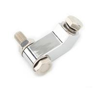 Motorcycle Headlight Mounting Block Bracket Extension For CNC Aluminum Alloy for Custom Fit For American Chopper with 34mm Inner Diameter(SILVER)