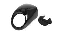 Motorcycle Headlight Protector Motorcycle Black Headlight Grill Fairing Cover ABS Plastic For 883 1200 Front Mount For Dyna For Sportster XLCH