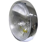 Motorcycle headlight rim & reflector compatible with/replacement for Kawasaki KH250, with side light