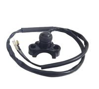 Motorcycle headlight switch 1PC Universal 22MM Self-Return Manual-Return Motorcycle Switches Power Start Kill Fog Light Button Motorcycle Momentary Switch Handlebar(Self-Black)