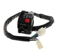 Motorcycle headlight switch 22mm Motorcycle Left Switch Kill Start Light Choke Switch Button Left Handlebar Switch For 50-125cc Quad Dirt Bike Motorcycle Switch Button