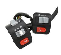 Motorcycle headlight switch 2Pcs Electric Fog Light Horn ON-OFF Button Switch Handlebar Controller Switches Electric Bike For Scooter Signal Momentary Push Button Switch