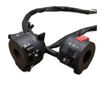 Motorcycle headlight switch Compatible With CBT125 Brand Professional Moto Controller Black Motorbike Control Multi-function Switch Motorcyle Switches Switch Controller(1 Pair)