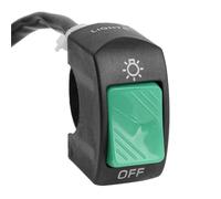 Motorcycle headlight switch Motorcycle Headlight Control Switch Handlebar Mount ON OFF Control Buttton Motorcycle Signal Lamp Modified Switches Accessories Switch(Green)