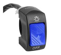 Motorcycle headlight switch Motorcycle Headlight Control Switch Handlebar Mount ON OFF Control Buttton Motorcycle Signal Lamp Modified Switches Accessories Switch(Blue)