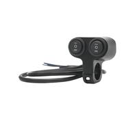 Motorcycle Headlight Switch Spotlight Fog Light Aluminum Alloy Button Moto Bike Handle Fixing Bracket Accessories 22mm Turn Signals