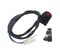 Motorcycle headlight switch Universal ATVs Motorcycle Dual Sport Dirt Quad Start Horn Kill Off Stop Switch Button Motorbike Accessories Motorcycle Handlebar Switch(Red)