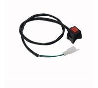 Motorcycle headlight switch Universal Momentary Ignition/ignition Switch Motorcycle Dual Sport Dirt Quad Start Horn Kill Off Stop Switch Button Motorbike Accessories(Red Turn off button)