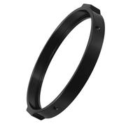 Motorcycle Headlight Trim Ring Bracket for 5.75 Inch Round Lights | Black Aluminium Alloy, Vintage Classic Styling, Diy-friendly Fitting, Stable Support for Motorcycle Housings during Night