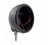 Motorcycle Headlight Universal 4.5 inch Bottom Mount Headlight LED Headlamp Light Cover Bucket Housing Lighthouse Shell Fog Passing Front Headlight Led(Gloss black)