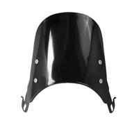 Motorcycle Headlight Windshield Small Universal Wind Deflector Fairing Windshield Front Fly Screen Fit 4"-7" Headlight