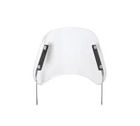 Motorcycle Headlight Windshield Wind Deflector Windscreen Universal The Most Models Wind Screen(White B style)