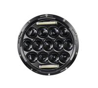Motorcycle Headlights 7Inch Motorcycle LED Headlight Black For Kawasaki For Vulcan VN 500 750 800 900 1600 1700 1500 1993-2008 For Ducati For Monster 1000 600 Motorcycle Headlamp(75W Headlight Black)