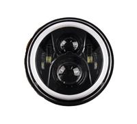 Motorcycle Headlights 7Inch Motorcycle LED Headlight Black For Kawasaki For Vulcan VN 500 750 800 900 1600 1700 1500 1993-2008 For Ducati For Monster 1000 600 LED Headlamp(50W Headlight Black)