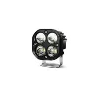 Motorcycle Headlights For Car Motorcycle SUV ATV Truck 3" 40W Led Spotlight Running Lights Watertight Square Headlight Fog Lights White Yellow(40w white 2pcs)