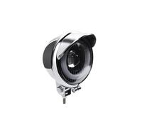 Motorcycle Headlights For Chopper For Bobber Motorcycle LED Spotlight Highlight Running Light Auxiliary Lamp White Chrome 12V 2pcs