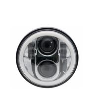 Motorcycle Headlights For Later XL1200C XL883C For FXDWG For FXD For FXDL For FXDC For FXDB 5.75 Inch LED Motorcycle Headlight 5 3/4" H4 Headlamp Lights(1 x chrome)