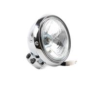 Motorcycle Headlights For Magna 250 750 For Steed 400 600 Motorcycle Retro Chrome Round Headlight 12V Head Lamp Headlamp