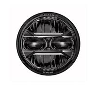 Motorcycle Headlights For Shadow VT 600 700 750 1100 VTX 1300 1800 Universal 5.75"Inch Round LED Headlight Motorcycle DRL 5 3/4 Headlamp(Black1)